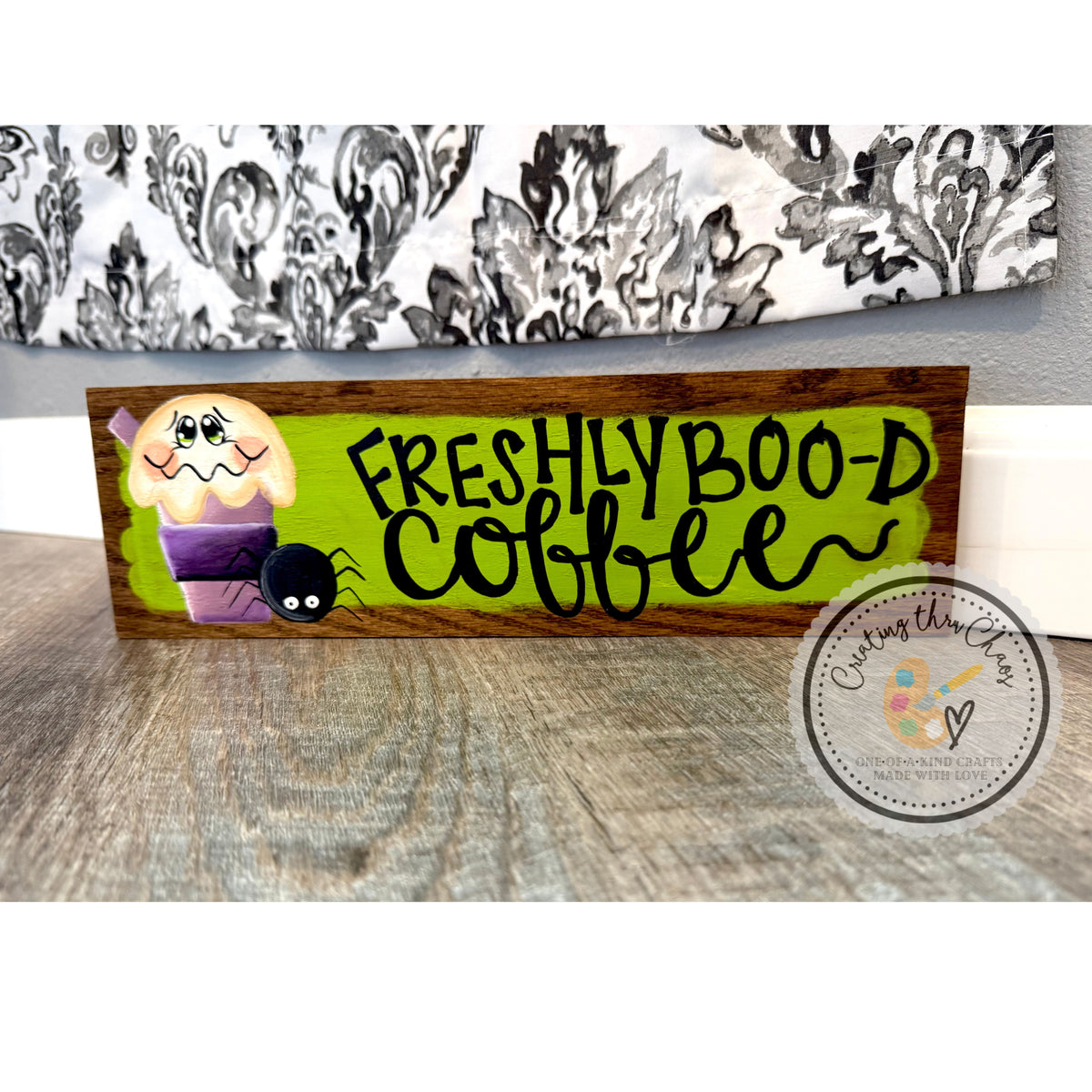 Freshly Boo'd Coffee Warm-Up Board
