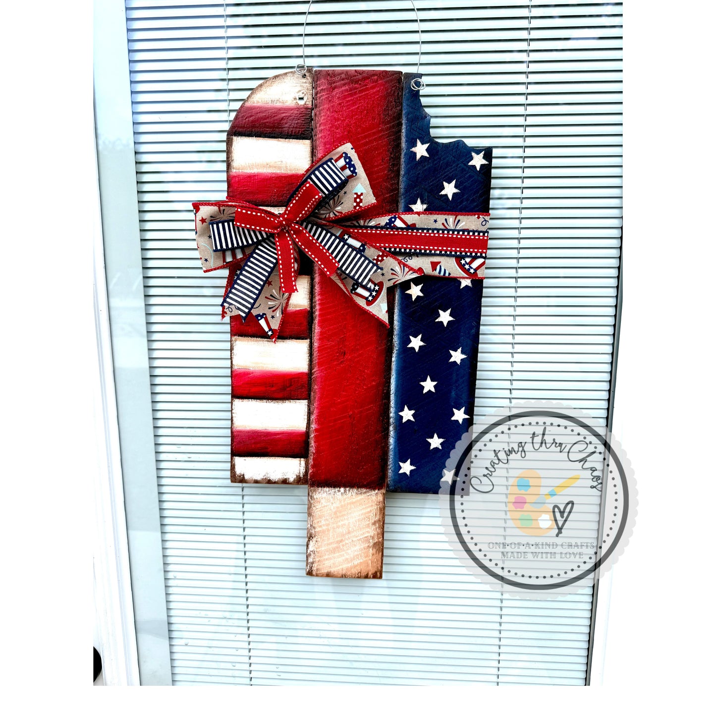 Americana Popsicle Pallet Hanger