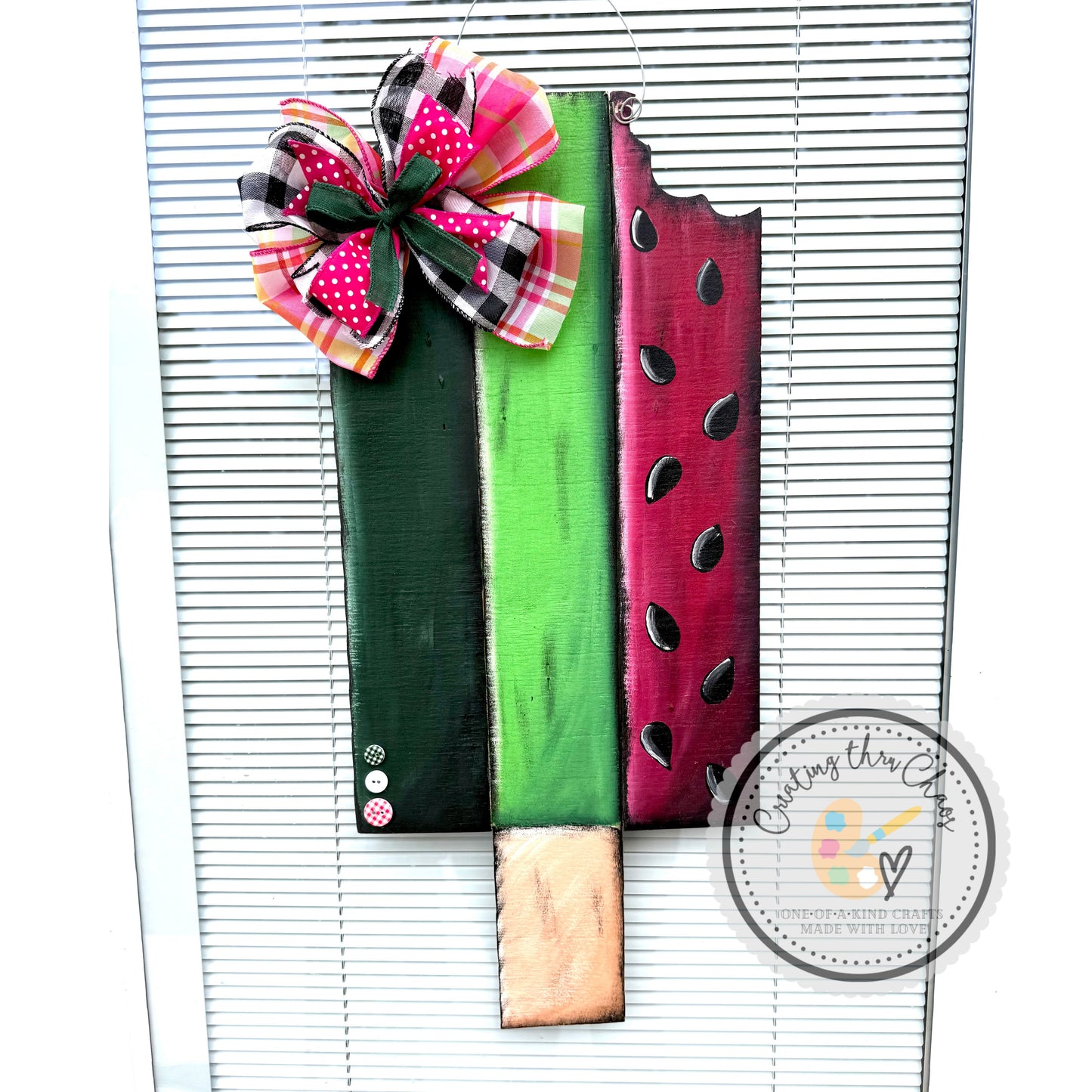 Watermelon Popsicle Pallet Hanger
