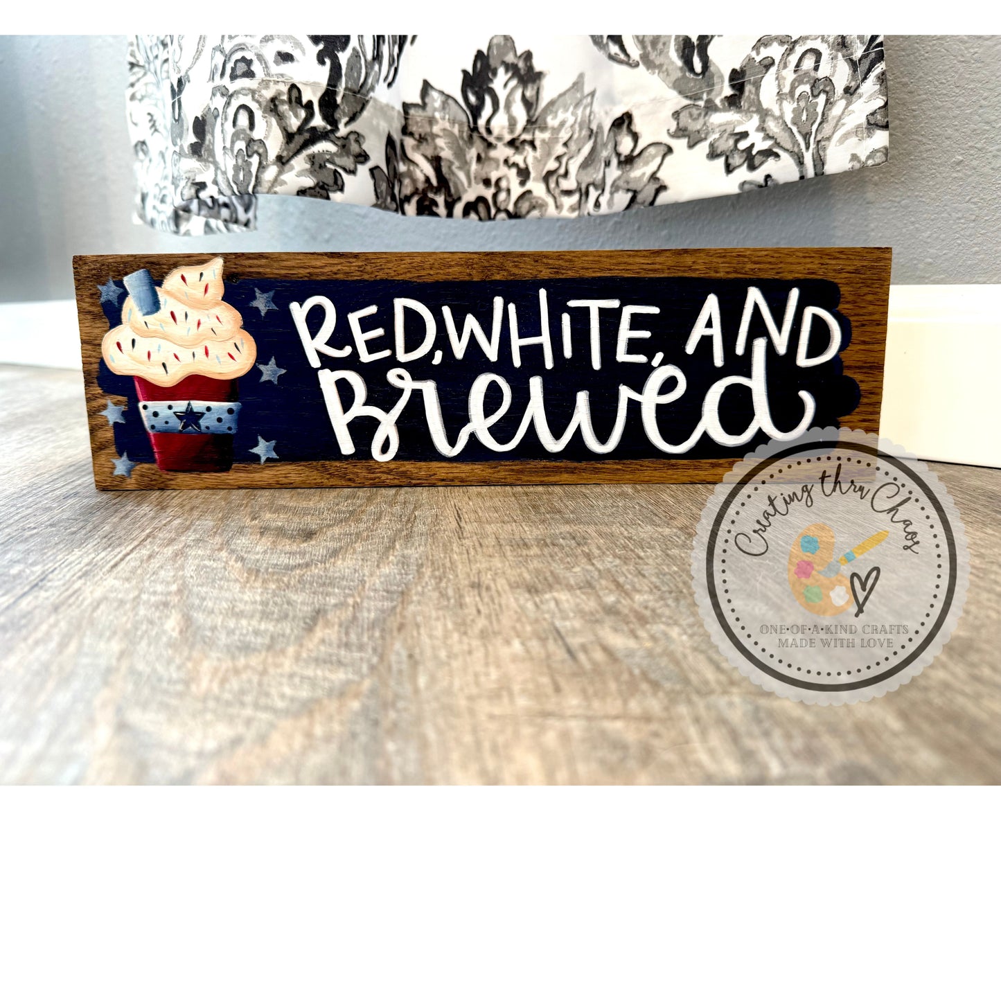Red, White, and Brewed Warm-Up Board