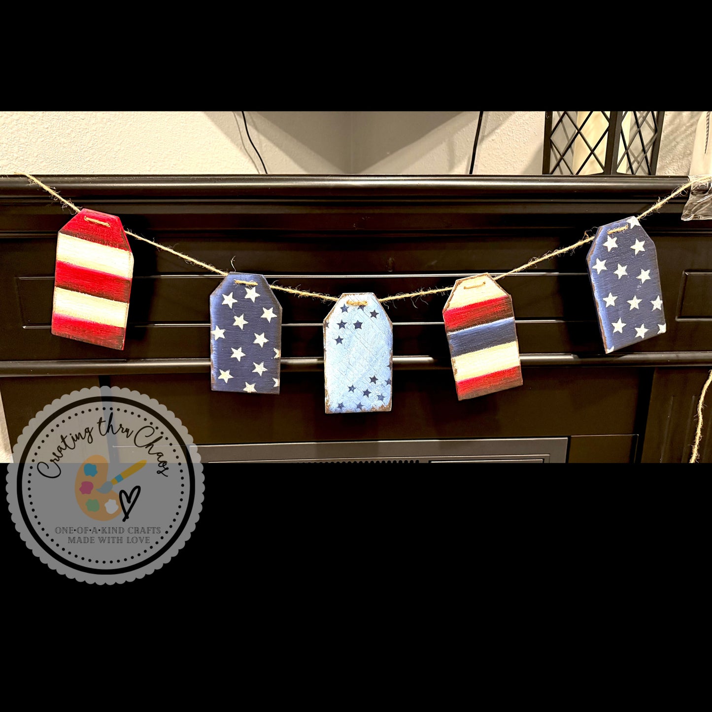 Traditional Patriotic Garland