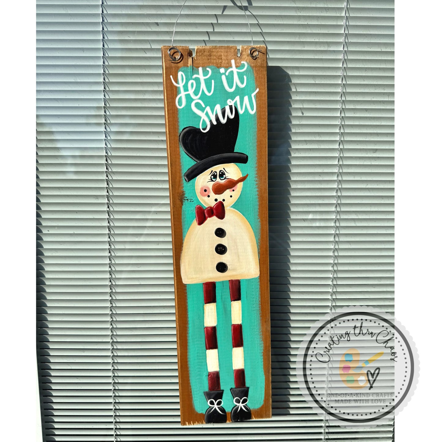 Whimsical Snowman Hanger