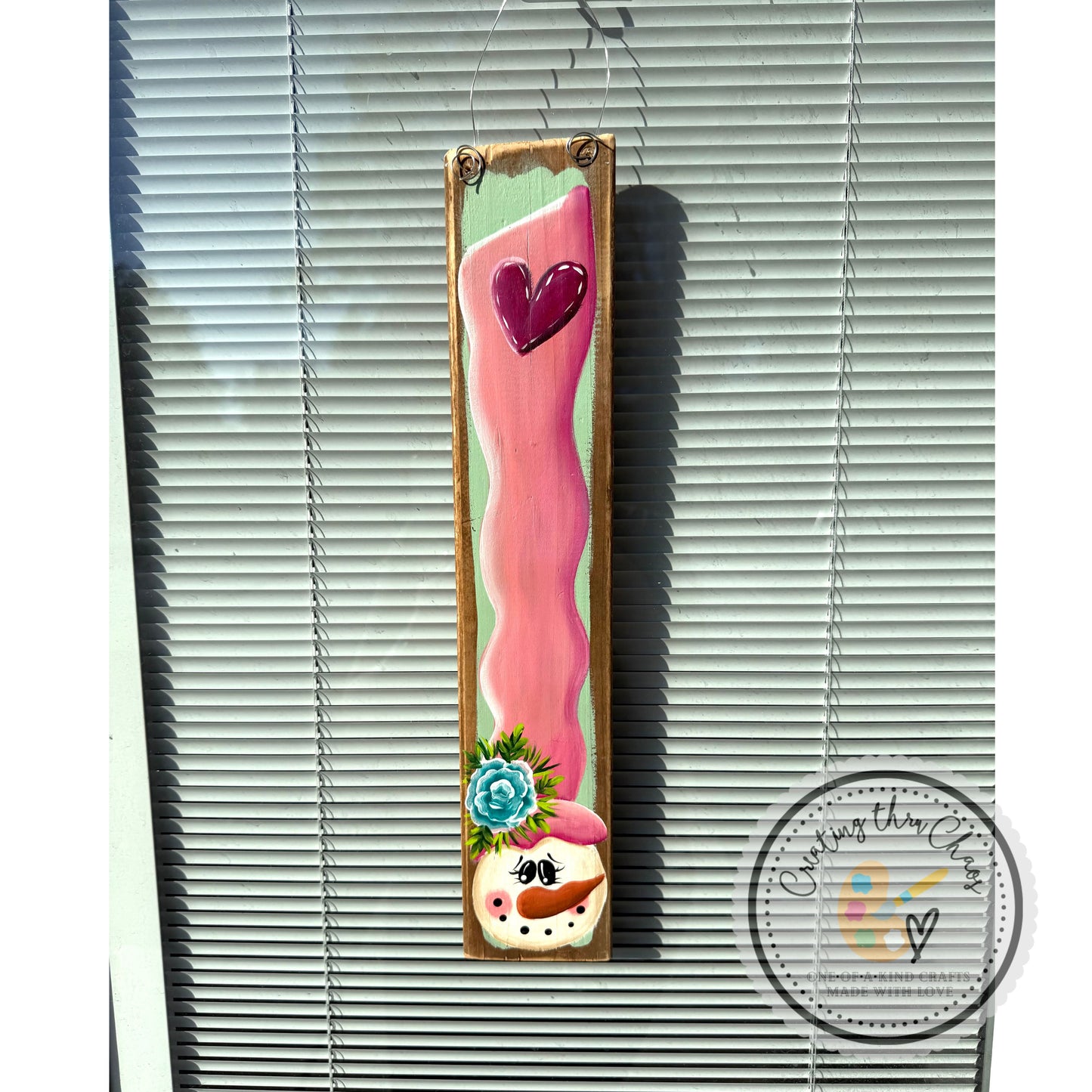 Whimsical Snowgirl Hanger