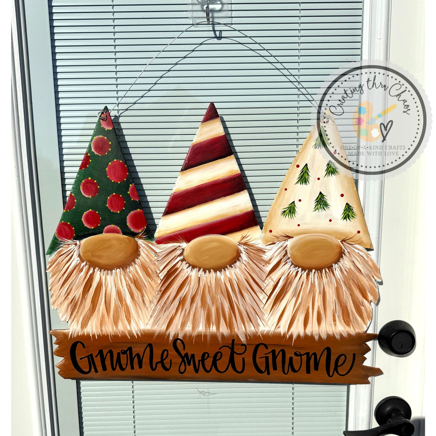 Gnome Sweet Gnome Door Hanger