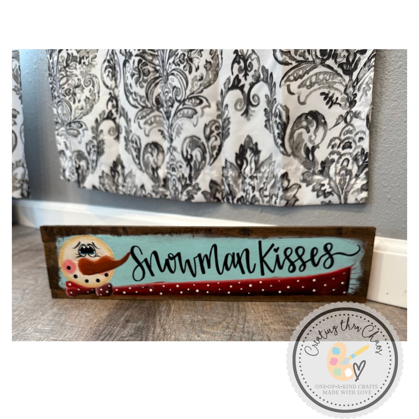 Snowman Kisses Board