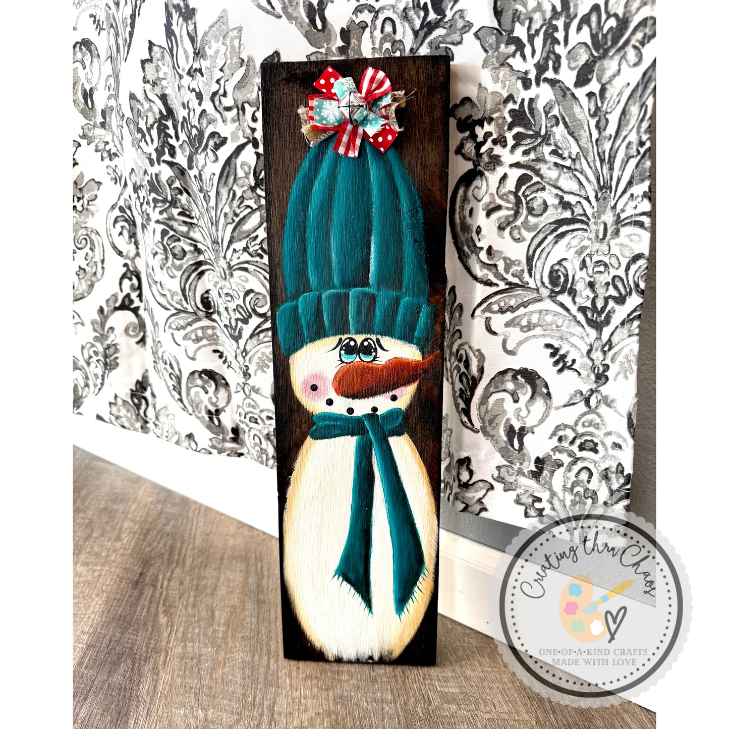 Cozy Winter Snowman Board