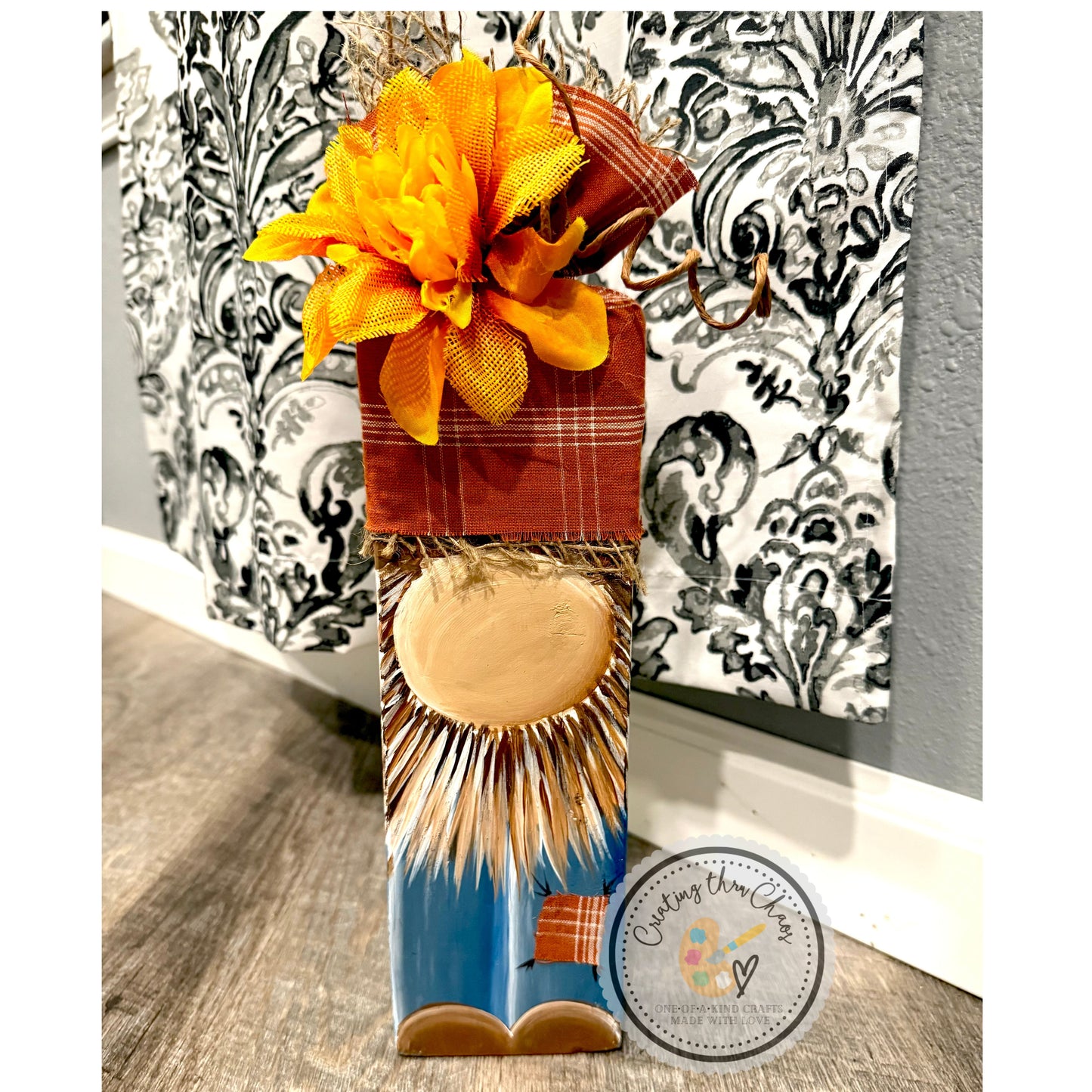 Fall Scarecrow Gnome