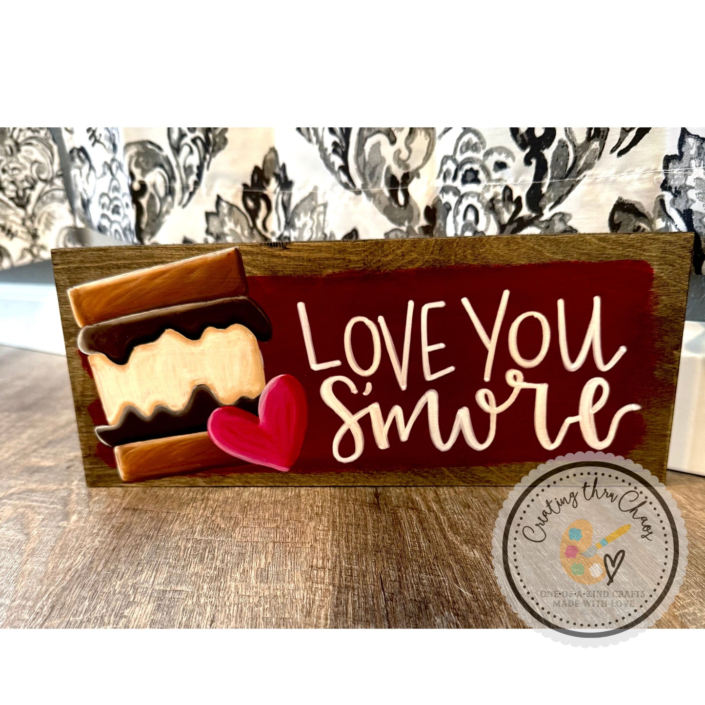 Love You S'more Warm-Up Board