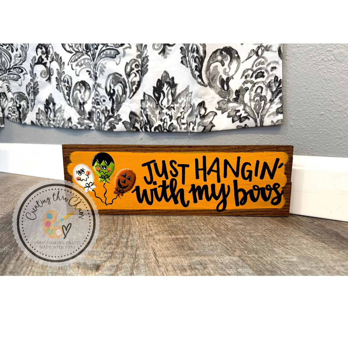 Just Hangin' With My Boos Warm-Up Board