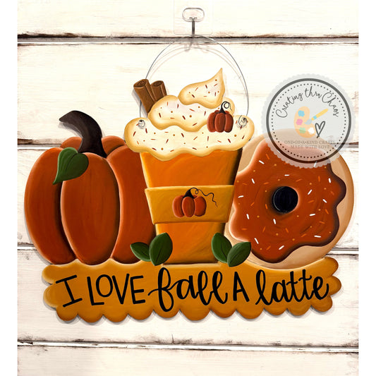 Love Fall A Latte Hanger