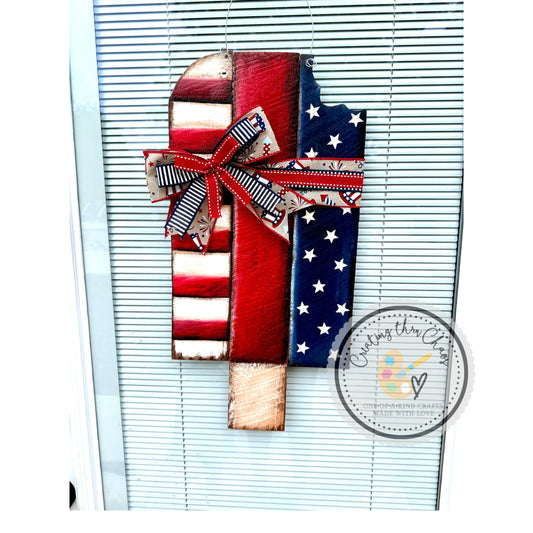Americana Popsicle Pallet Hanger
