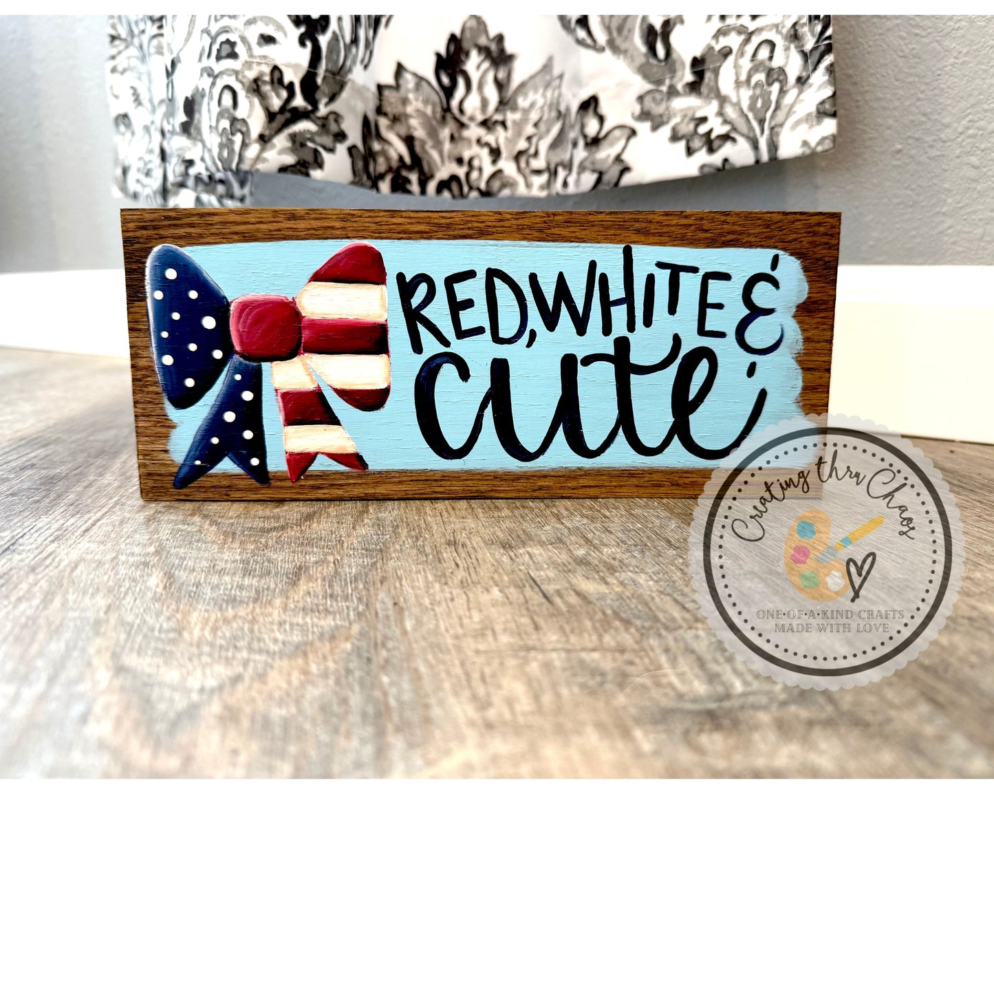 Red, White and Cute Warm-Up Board