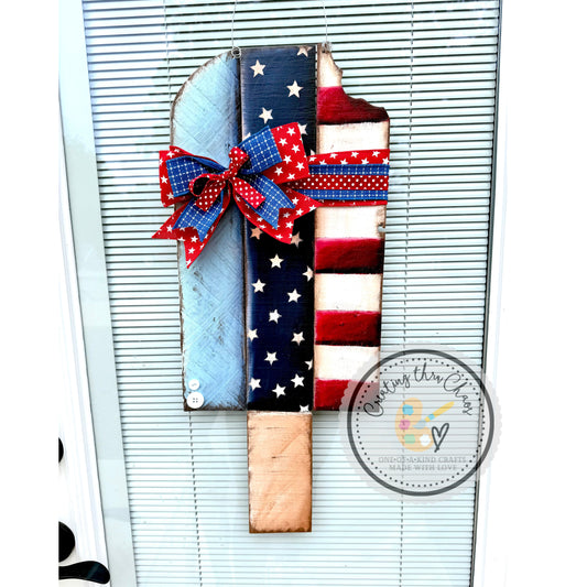 Land of the Free Popsicle Pallet Hanger