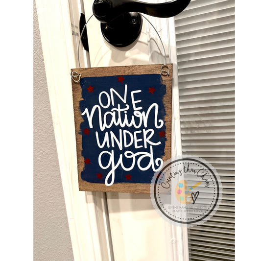 One Nation Under God - Mini Hanger