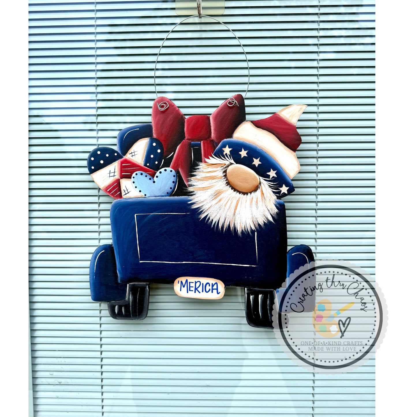Patriotic Farm Truck - Small Hanger