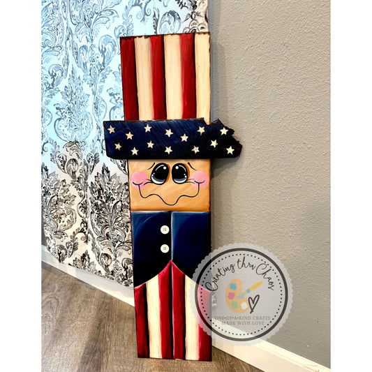 Whimsical Uncle Sam Leaner