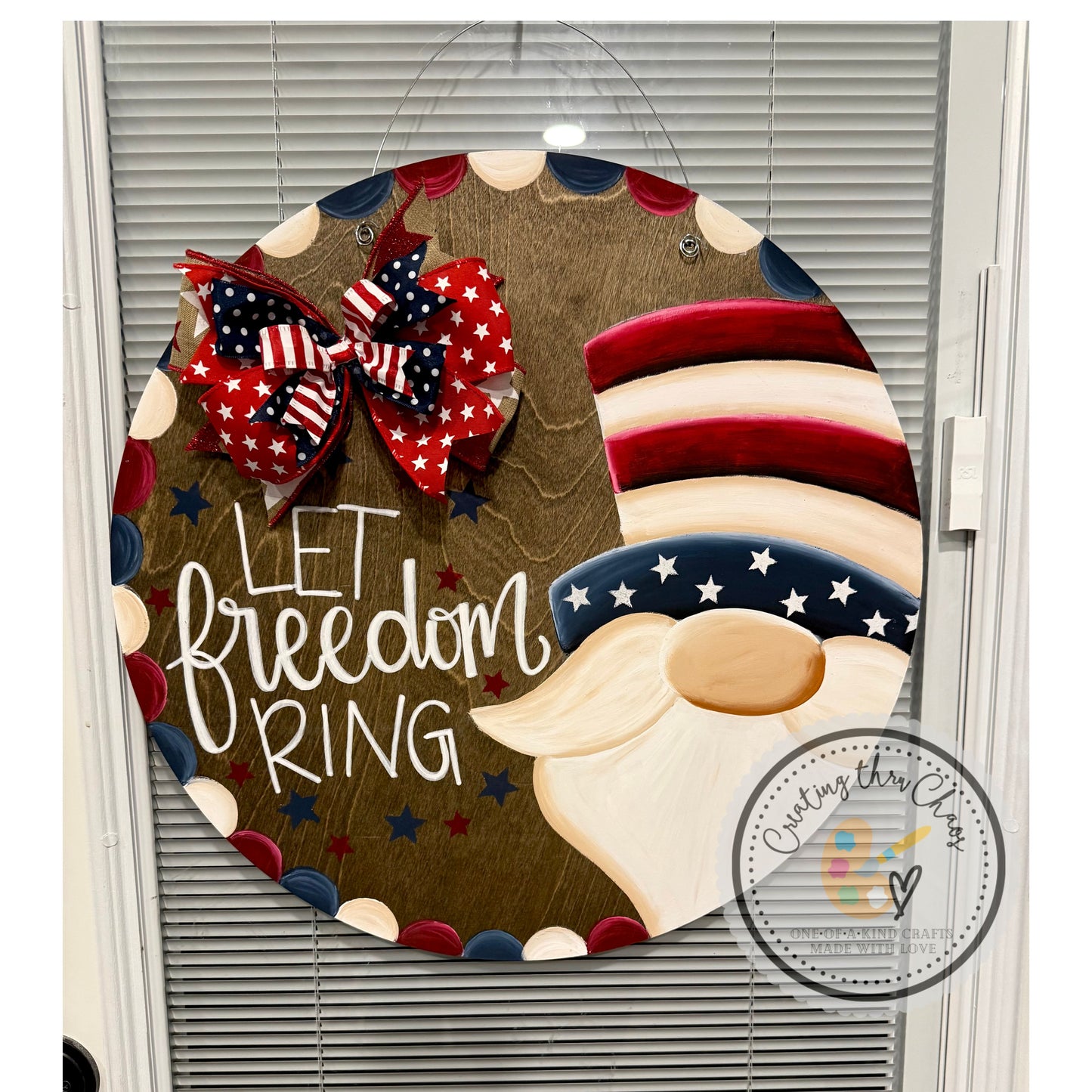 Let Freedom Ring Door Hanger