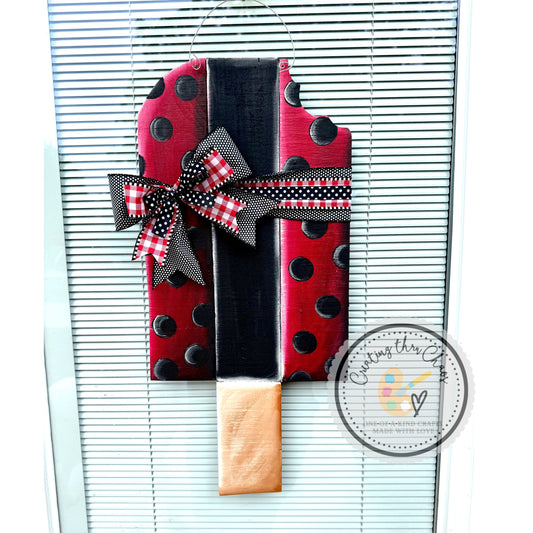 Ladybug Popsicle Pallet Hanger