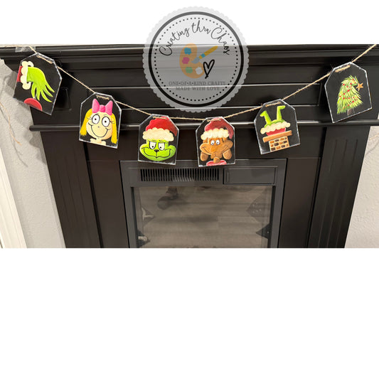 Grinch Inspired Garland