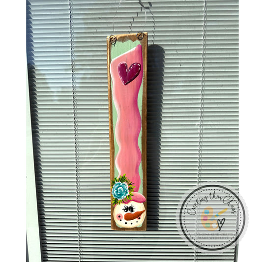 Whimsical Snowgirl Hanger