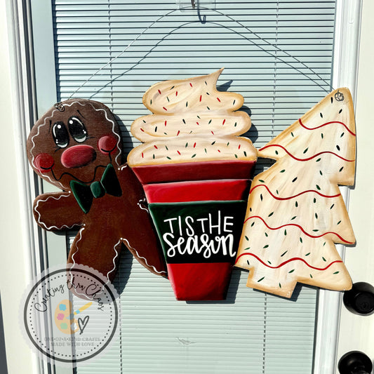 Tis the Season Door Hanger