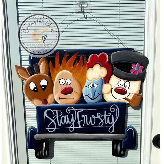 Stay Frosty Door Hanger