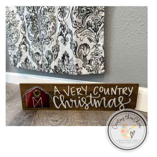 A Very Country Christmas Board