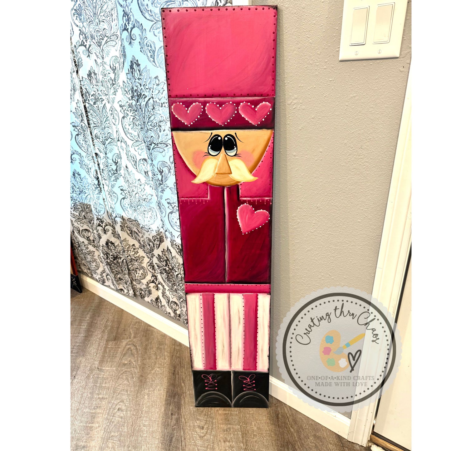 Reversible Nutcracker Porch Board