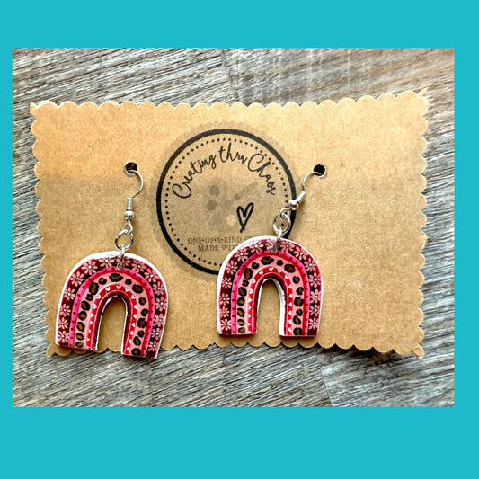 Funky Rainbow Earrings
