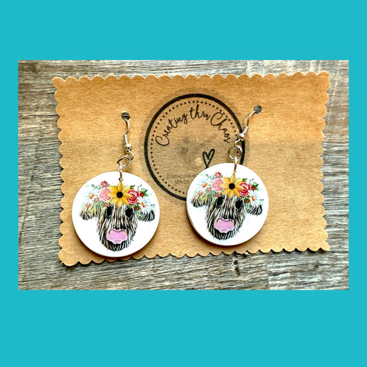 Highland Cow Earrings