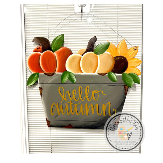 Hello Autumn Door Hanger