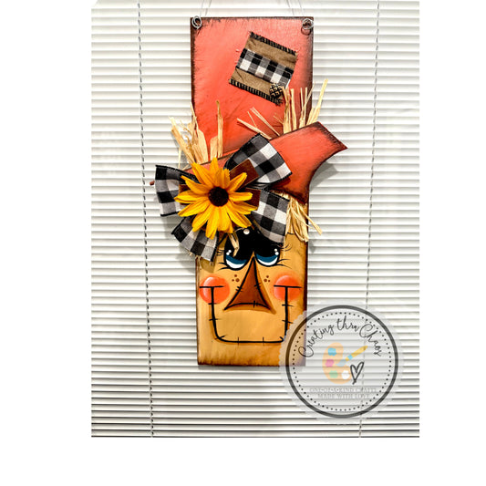 Perfectly Peach Scarecrow Hanger