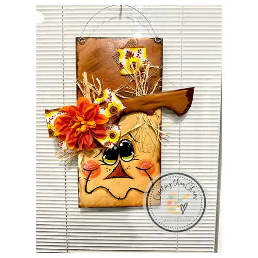 Sweet Sunflower Scarecrow Hanger