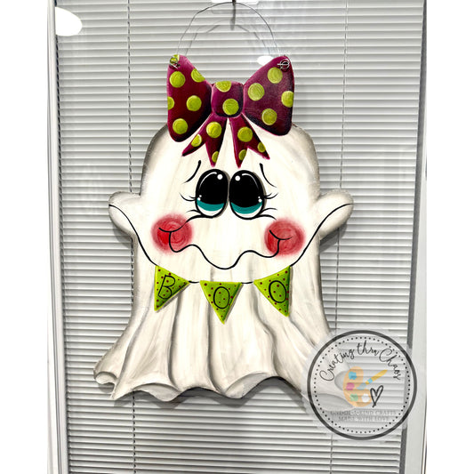 Girly Ghost Door Hanger