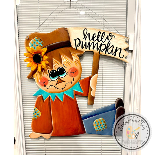 Hello Pumpkin Door Hanger