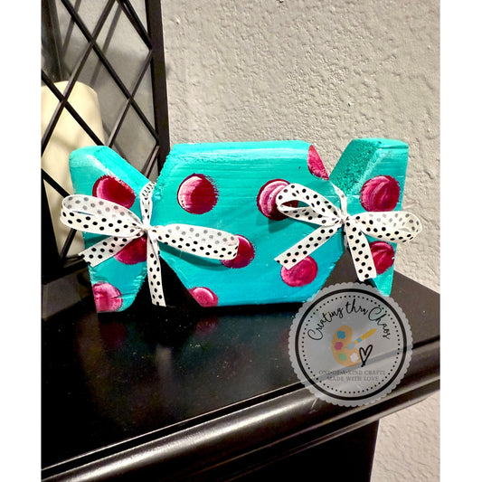 Candy Block - Teal + Pink