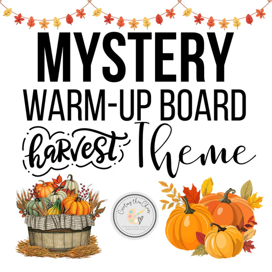 Mystery Harvest Season Warm-Up Board