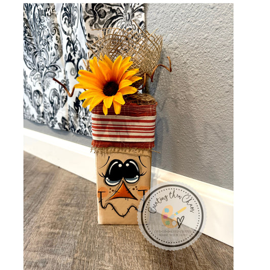 Sweet Sunflower Scarecrow