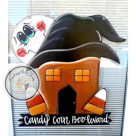 Haunted House Door Hanger