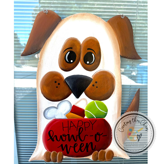 Howl-O-Ween Door Hanger