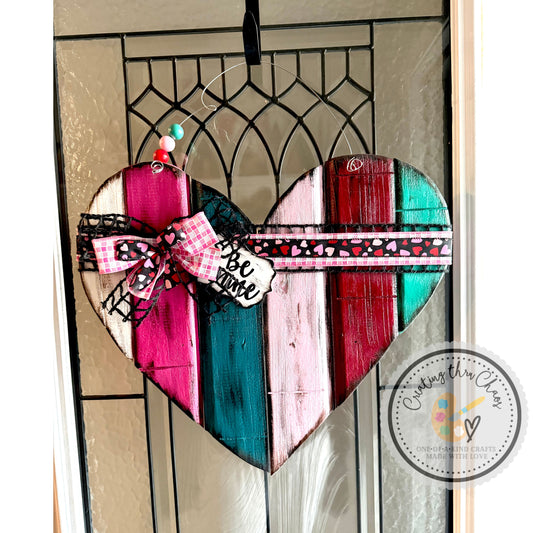 Pallet Heart Door Hanger