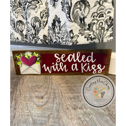 Sealed with a Kiss Warm-Up Board