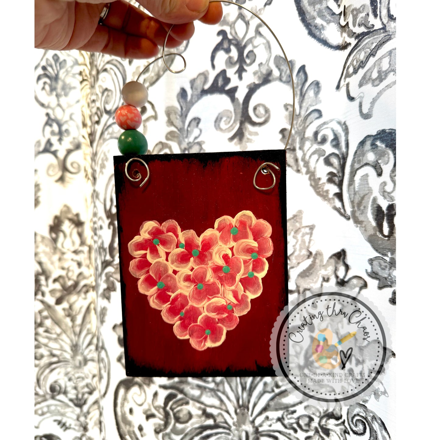 Mini Heart Hydrangea Hanger