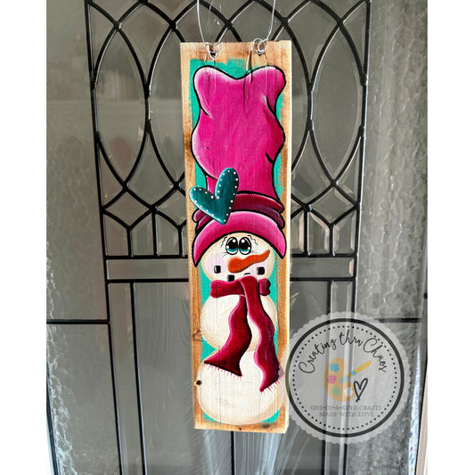 Valentine's Snowman Hanger